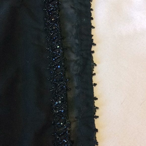 FINAL SALE PRICE Quality Beaded Scarf -  Approx. 54” x 21” - Picture 3 of 5